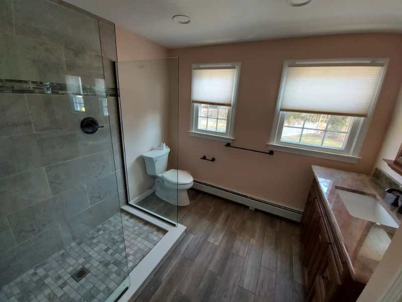 Image 30 bathroom remodeled hamden ct