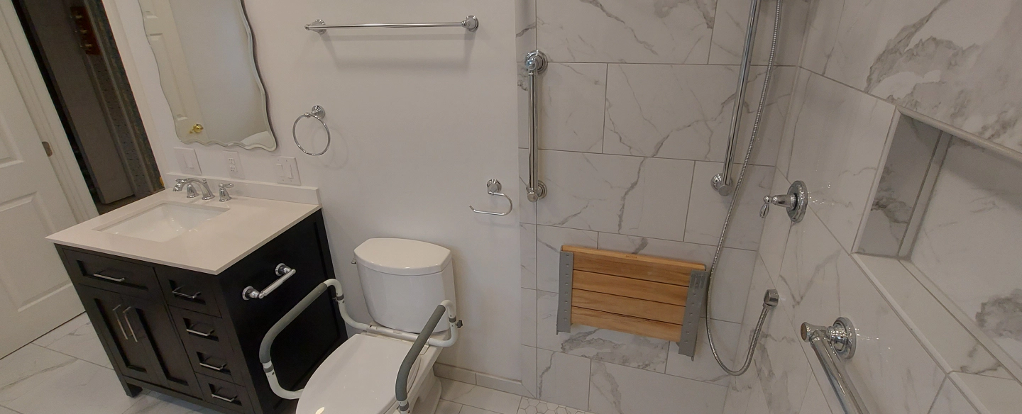toilet and vanity top installed in a renovated bathroom wallingford ct